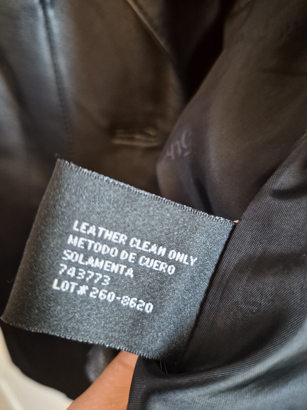 Vintage East 5th Black Leather Tailored Blazer Jacket - Picture 7 of 7